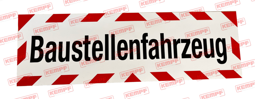 99461 Kempf Aufkleber "Baustellenfahrzeug"